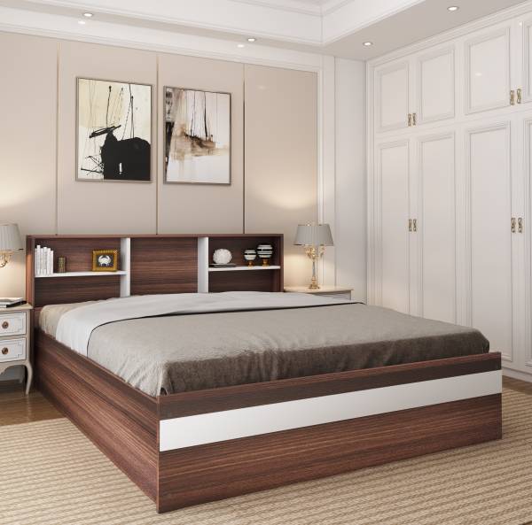Flipkart Perfect Homes Opus Engineered Wood Queen Box Bed