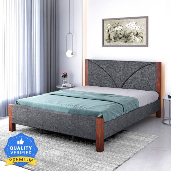 Flipkart Perfect Homes Massif Solid Wood Queen Bed