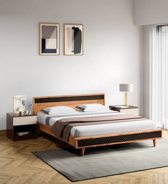 Godrej solid wood deals bed