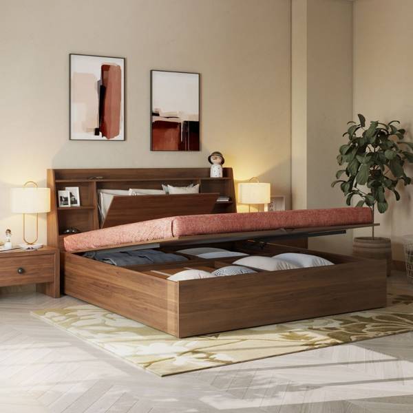 Wakefit Venus Engineered Wood King Hydraulic Bed