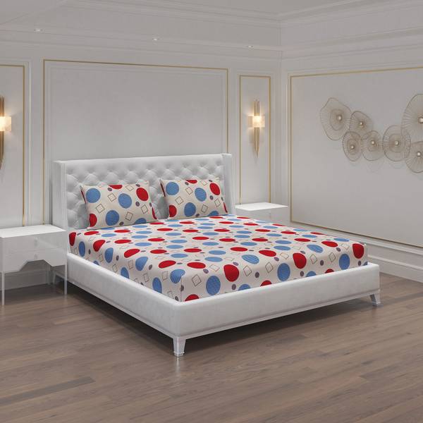 Moca by Monte Carlo 120 TC Microfiber Double Printed Flat Bedsheet
