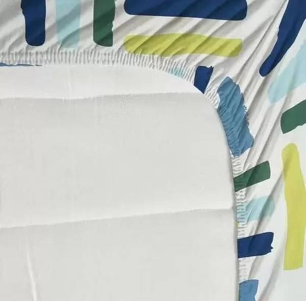 ROOMSTYLE 230 TC Cotton Double Printed Fitted (Elastic) Bedsheet