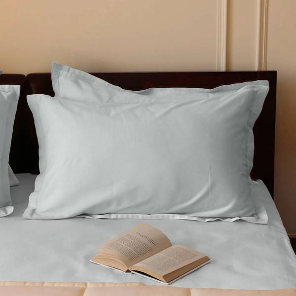 SleepyCat Cotton King Fitted (Elastic) 300 TC Solid Bedsheet
