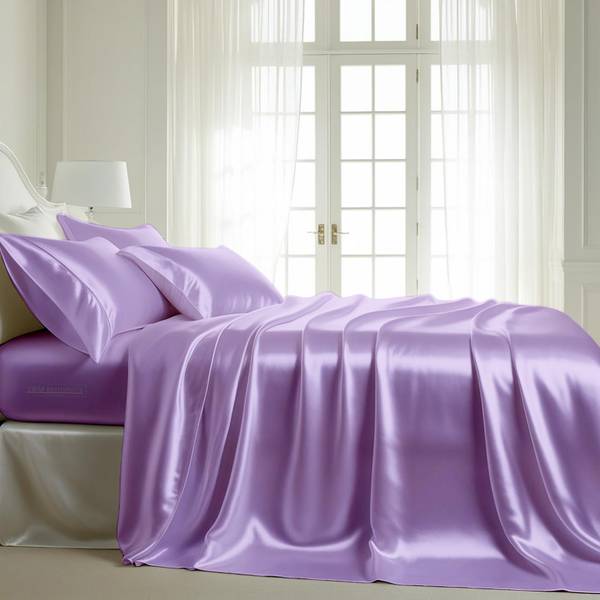 YRM 400 TC Satin Single Solid Flat Bedsheet
