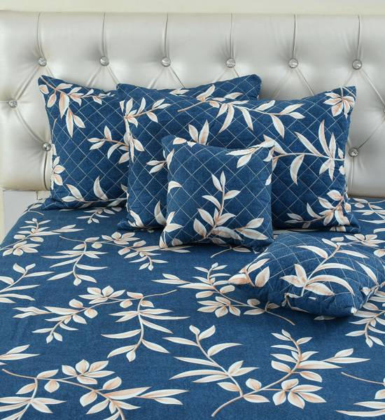 CLOVIS KRAFTS 240 TC Cotton King Printed Flat Bedsheet