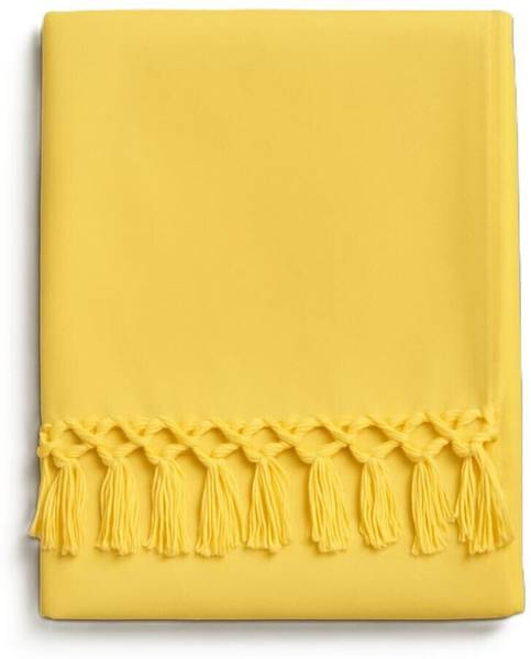 Shyam handloom 600 TC Polycotton Queen Solid Flat Bedsheet