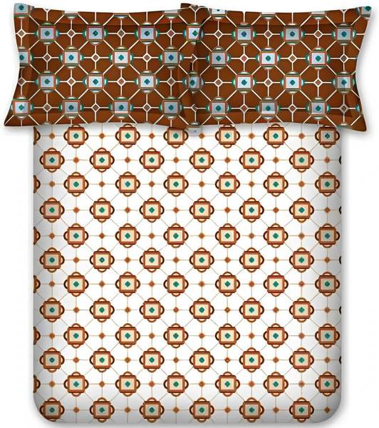 Bombay Dyeing Cotton Double Flat 100 TC Floral Bedsheet