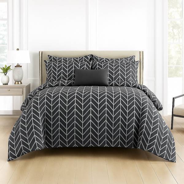 DECOR2ADMIRE 300 TC Cotton Queen Solid Flat Bedsheet