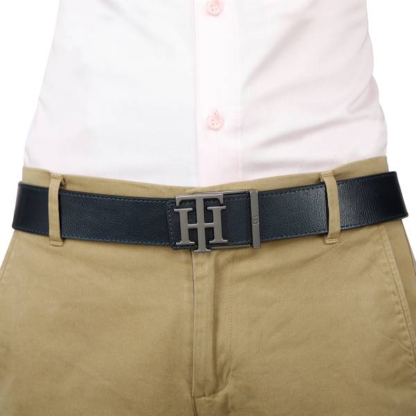 TOMMY HILFIGER Men Casual Multicolor Genuine Leather Reversible Belt