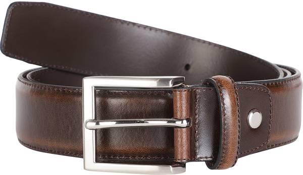 Bata Men Casual Brown Genuine Leather Belt