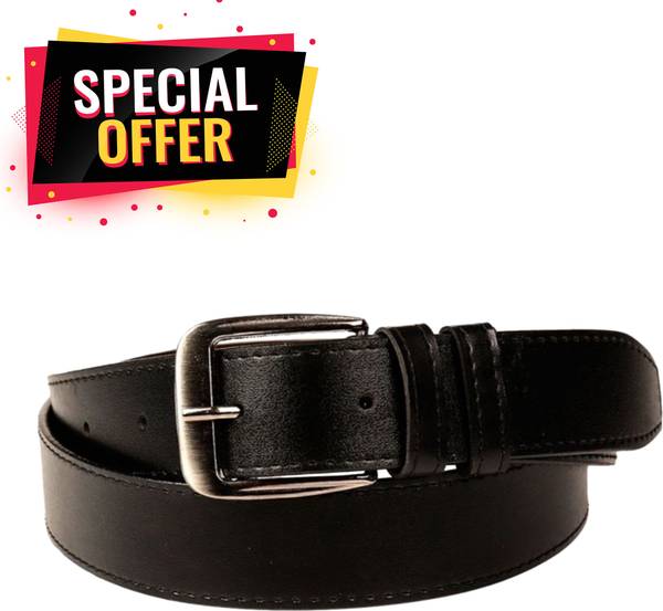 PROVOGUE Men Casual Black Artificial Leather Belt