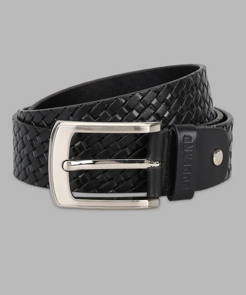 WOODLAND Men Casual Black Genuine Leather Belt