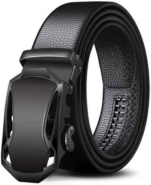 PROVOGUE Men Black Artificial Leather Belt