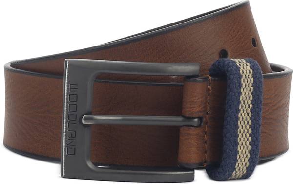Woodland leather belt discount price