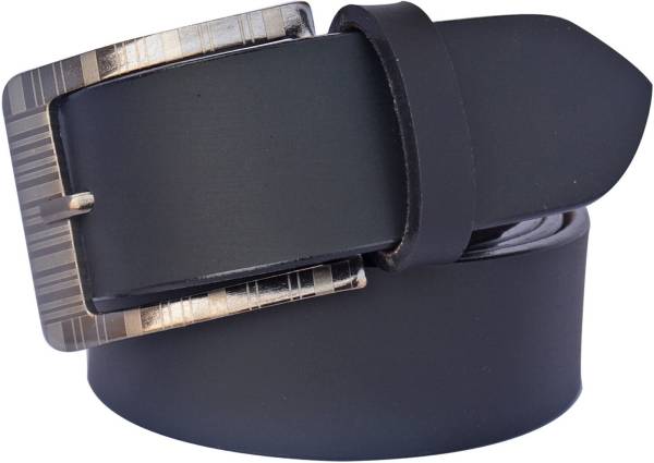 METRONAUT Men Casual Black Texas Leatherite Belt