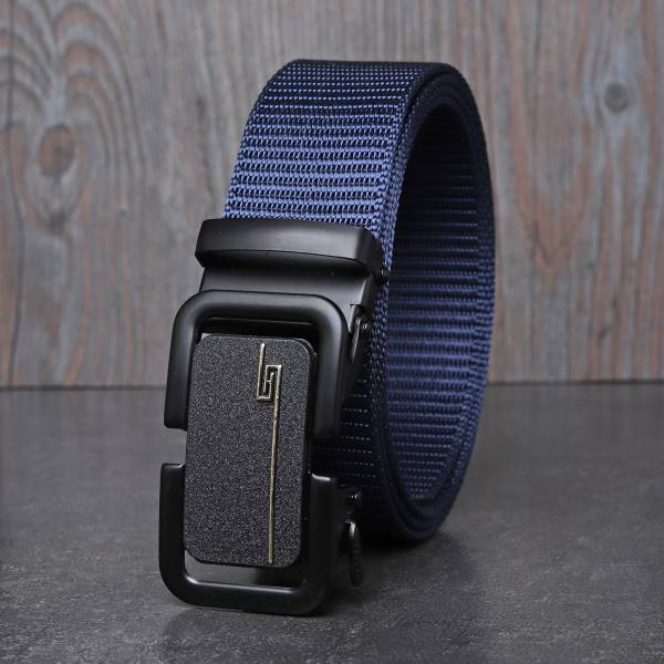 PROVOGUE Men Casual Blue Nylon Belt