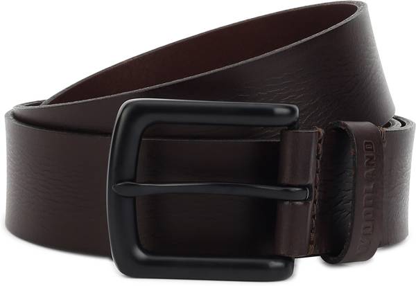 WOODLAND Men Casual Brown Genuine Leather Belt