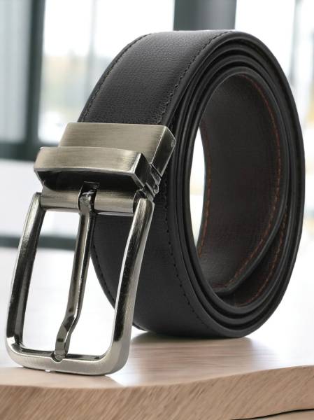 PROVOGUE Men Casual, Evening, Formal, Party Black, Brown Artificial Leather Reversible Belt