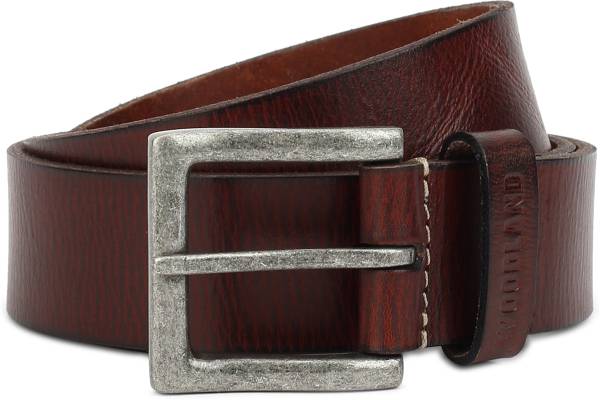 WOODLAND Men Casual Tan Genuine Leather Belt