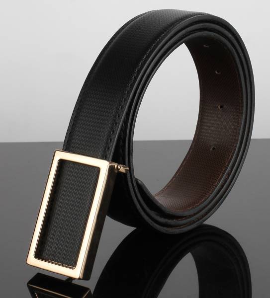 KILLER Men Formal Black Artificial Leather Belt