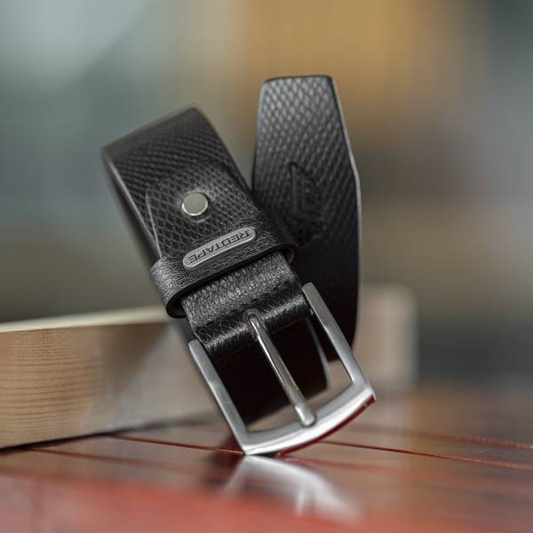 RED TAPE Men Formal, Casual Black Genuine Leather Belt