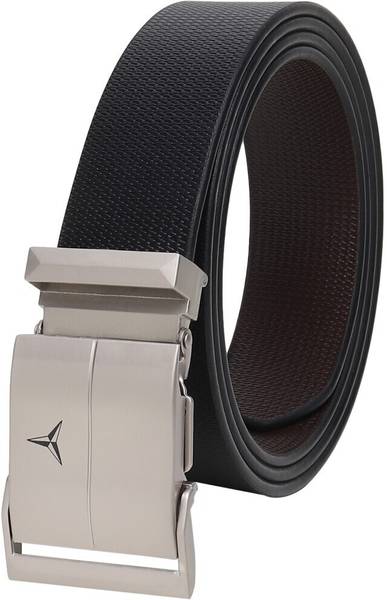 PROVOGUE Men Formal Black Genuine Leather Belt