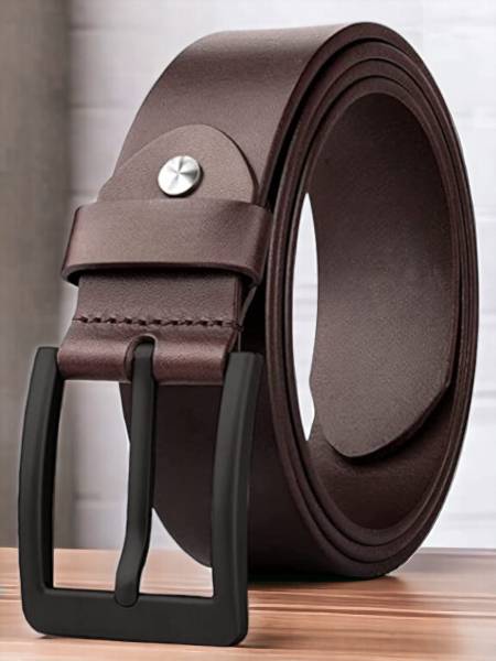 Roadster Men Casual, Evening, Formal, Party Brown Genuine Leather Belt