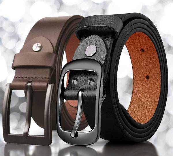 PROVOGUE Men Formal Multicolor Genuine Leather Belt