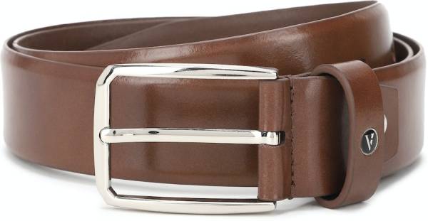 VAN HEUSEN Men Casual Brown Genuine Leather Belt
