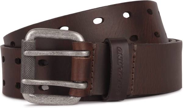 Woodland Brown Casual Leather Belt for Men