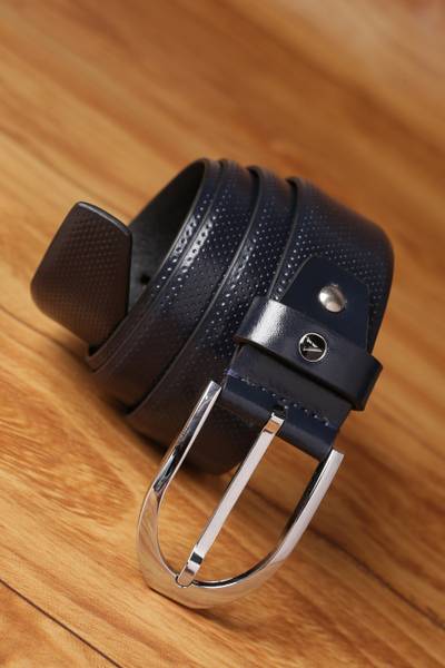 VAN HEUSEN Men Blue Genuine Leather Belt