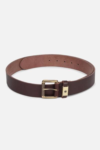 LOUIS PHILIPPE Men Casual Brown Genuine Leather Belt
