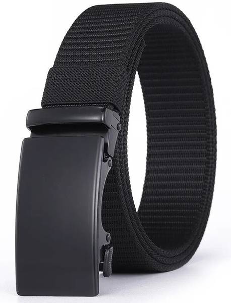 PROVOGUE Men Formal, Casual, Evening, Party Black Nylon Belt