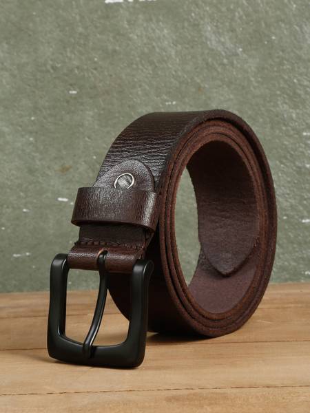 Teakwood Leathers Men Casual Brown Genuine Leather Belt