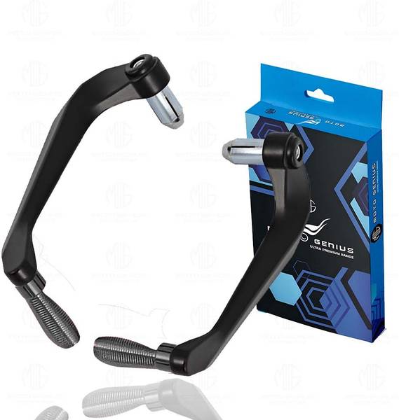 Moto Genius Adjustable CNC Brake Clutch Lever Protector Guard for Motorcycles Grey Bike Crash Guard