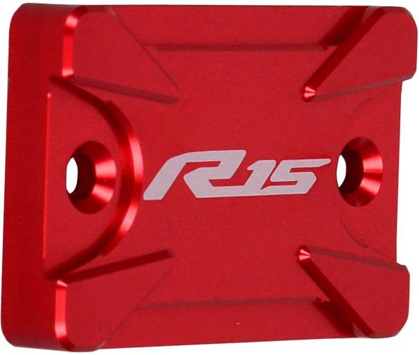 Moto Genius R15 V3, V4 & M Red CNC Aluminium Alloy Disk Oil Cap Cover Guard Bike Crash Guard