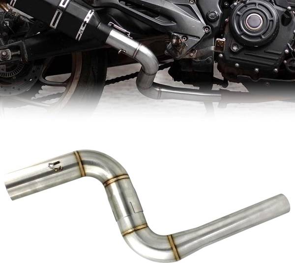 Vagary Exhaust Middle Muffler Bend Pipe for Bajaj Dominar 400/ Bajaj Pulsar RS 200, Bajaj Pulsar