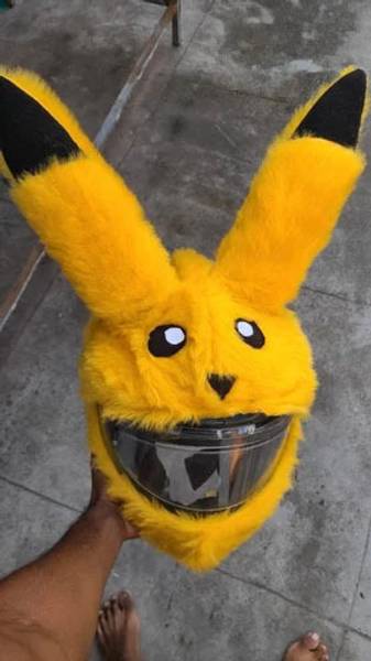 Vagary Pikachu Design Bunny Helmet Cover for Full Helmet Bike Fairing Kit