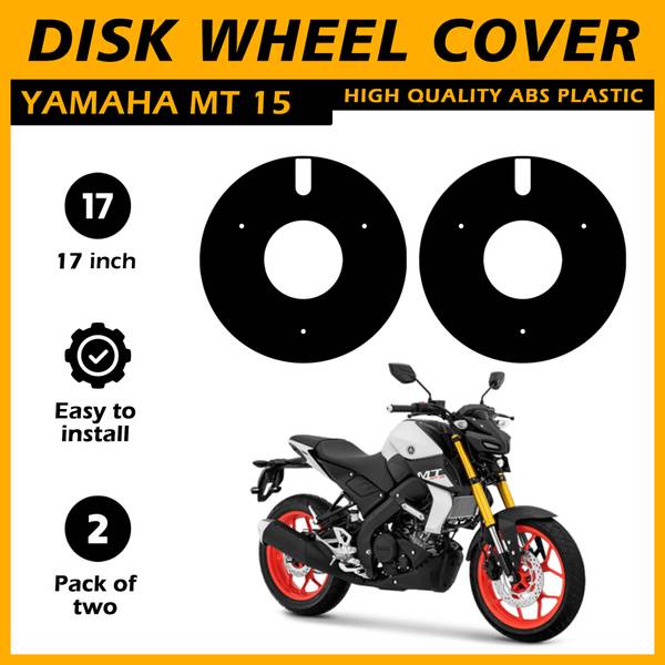 ASRYD 17 Inch 2pcs Acrylic PRO Disc Bike Wheel Cover For YAMAHA MT 15 Bike Fairing Kit