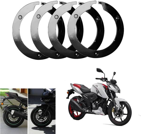 Vagary New PRO Disc Wheel Cover 17inch Motorcycle Wheel Cover for TVS Apache 4v 160 Bike Fairing Kit