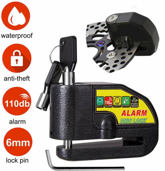 Alarm lock for motorcycle deals