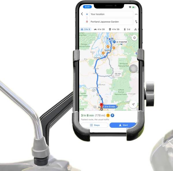 Hench C2 Universal Mobile Holder for Scooty Bike Mobile Stand