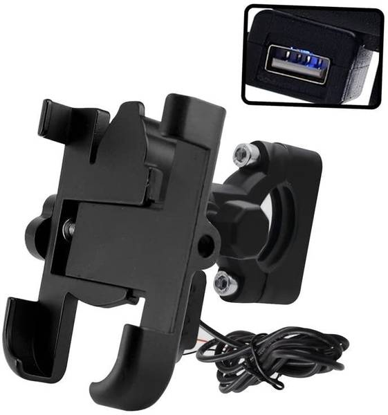 OUTLET Universal Bike Phone Holder with USB Fast Charging & 360 Rotation Bike Mobile Holder