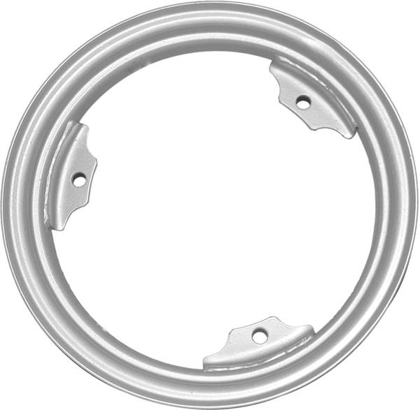 Vtrust T Wheel Rim Compatible for TVS Scooty Pep, Silver Front, Rear Alloy Aluminium TVS Pep Plus Motorbike Tyre Rim