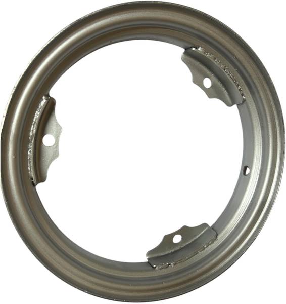 DASCO SCOOTY PEP SILVER Rear, Front Alloy Iron TVS Scooty, Scooty Streak, Scoty Pep Plus Motorbike Tyre Rim