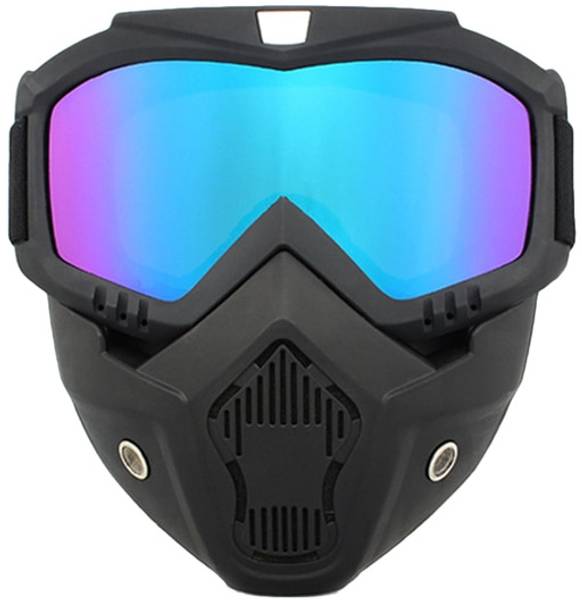 DAZZRIDE Motorcycle Riding Goggles ATV Dirt Bike Off Road Riding Color Eye Glases Rainbow Bike Windshield