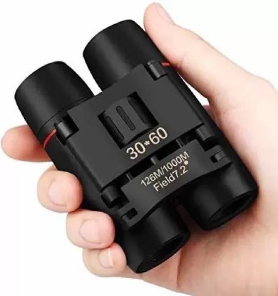 Real Instruments Pocket Light Weight 30x60 Roof Prism Binoculars For Bird Watching Hunting Sports Binoculars