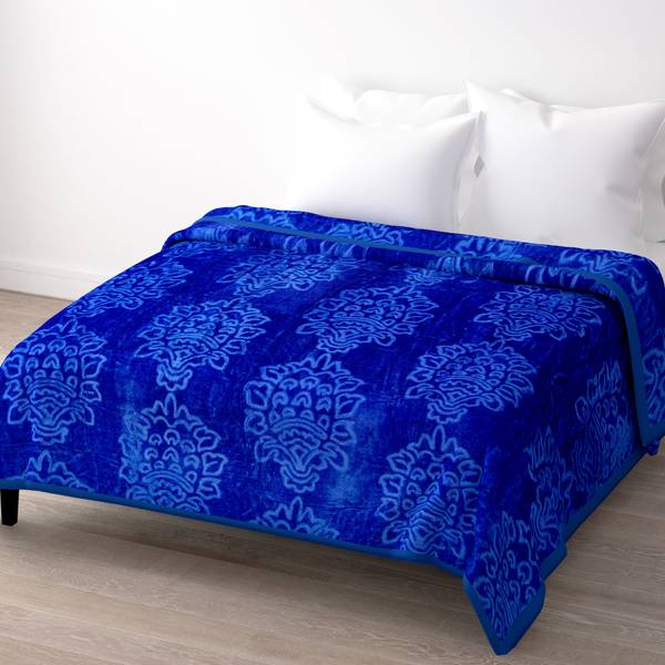 Radhika creation floral double mink blanket store