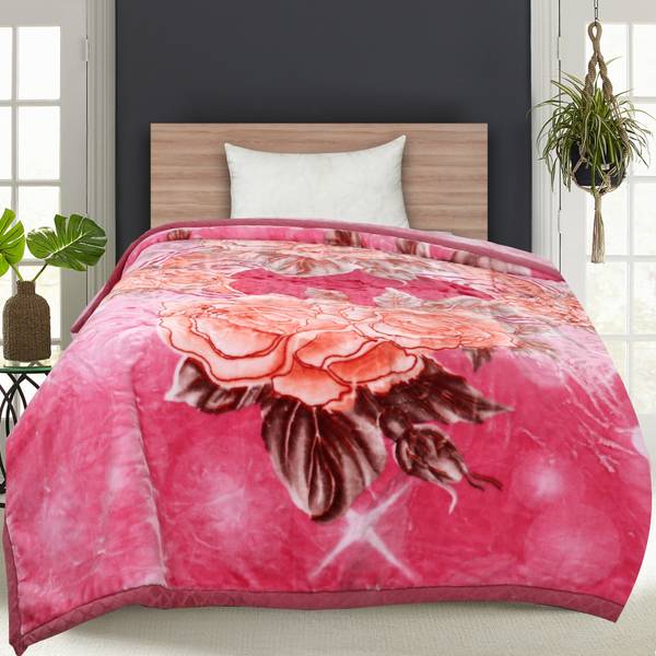 Signature mink blanket shop single bed price