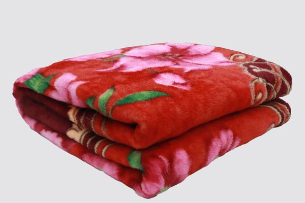 GOLDEN Printed Double Mink Blanket for Heavy Winter